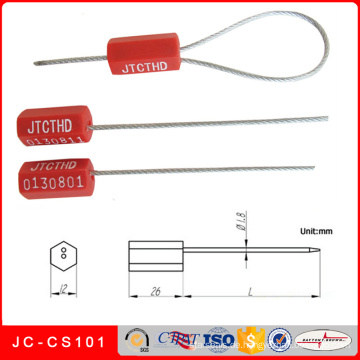 Jc-CS101 Kunststoff Kabelschloss Container Seal Galvanized Steel Wire Seal